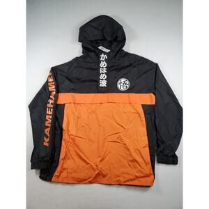 NWOT Dragon Ball Z Kamehameha Anorak Jacket BoxLunch Lightweight Hooded XL